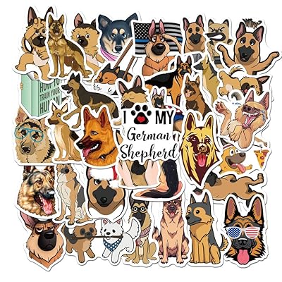 Cartoon Lazy German Shepherd Puppy Lazy Dog, Cute Brown Great Dane