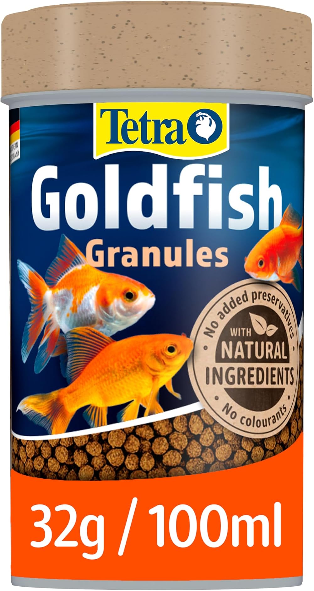 Tetra Goldfish Fish Food Granules Complete Food for All Smaller Goldfish 32 g