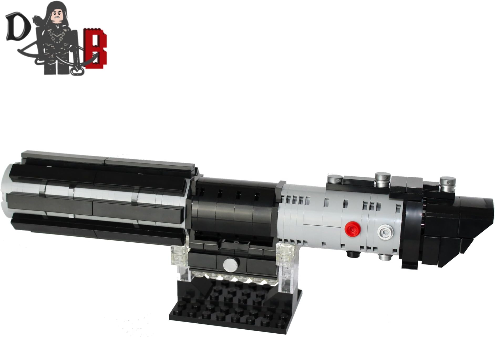Demonhunter Bricks Star Wars Darth Vader Empire Strikes Back custom Lightsaber made using parts