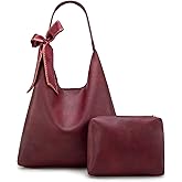 Montana West Slouchy Hobo Bag for Women Shoulder Purses and Handbags with Scarf