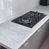 Decoroom Marble Self Adhesive Wallpaper Granite Grey White 90x600cm view 6