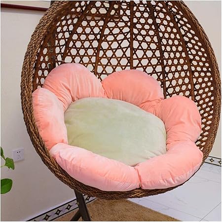 DYYD cojín de la Silla del Huevo Colgando de Mimbre Rattan Silla Huevo