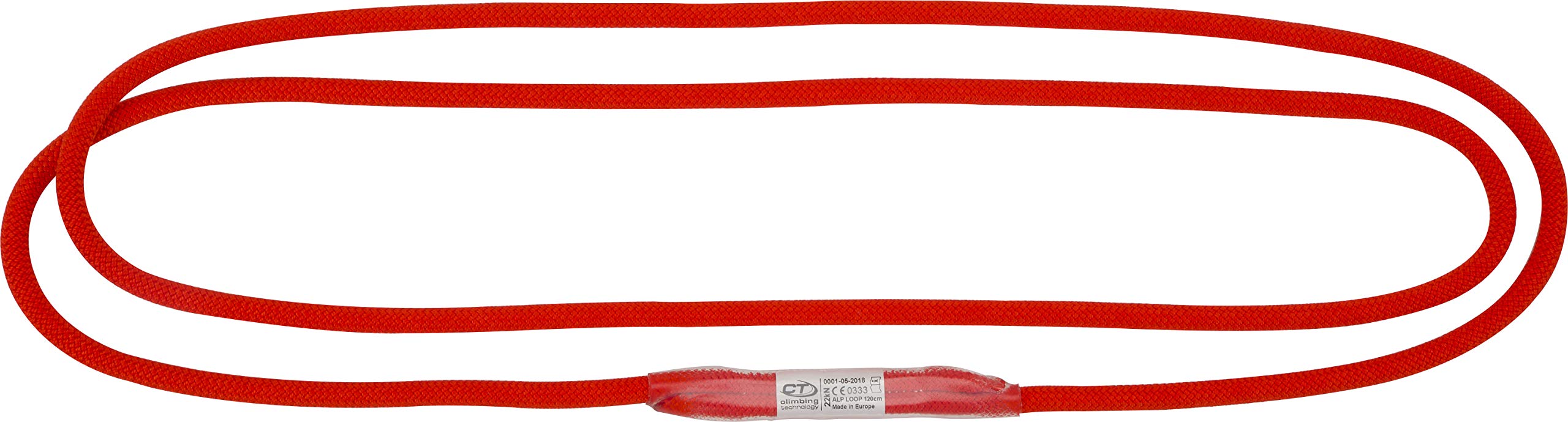 Climbing Technology Alp Loop 120 Rope Ring, Red, 120 cm