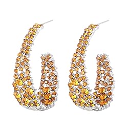 Statement Earrings for Women Bohemian Hoop Earring