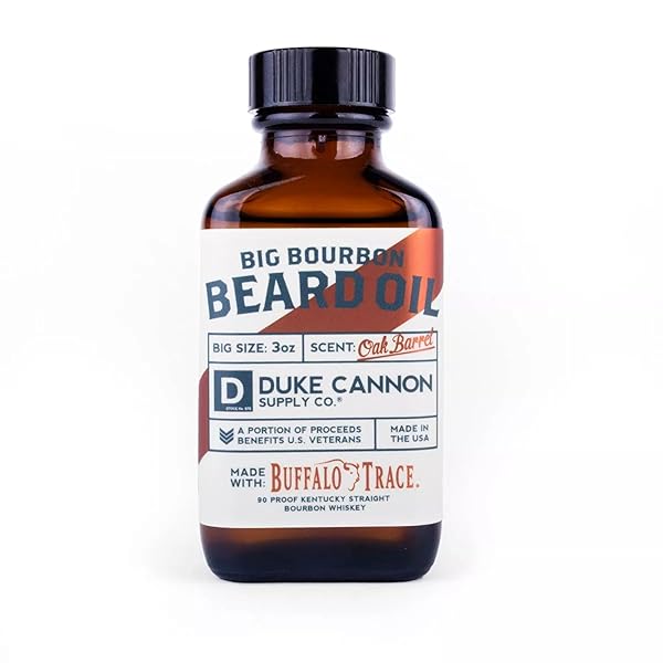 DUKE CANNON BIG BOURBON BEARD OIL – PREMIUM...