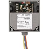 Functional Devices RIBX24BA Current Switch and Relay Combination, 20 Amp SPDT, 24Vac/dc Coil, Adjustable, 0.5-20 Amp, NEMA 1 Housing