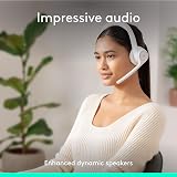 Logitech Zone 300 Wireless Headset Noise Cancelling Mic Off-White view 3