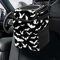 Bat Moon Printed Car Seat Covers – 4-Piece Full Set, Stretchy Universal Fit For Cars, Trucks & SUVs
