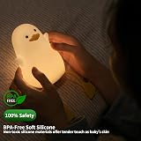 YuanDian Cute Duck Night Light BPA Free Silicone Tap Control 1200mAh Battery view 3