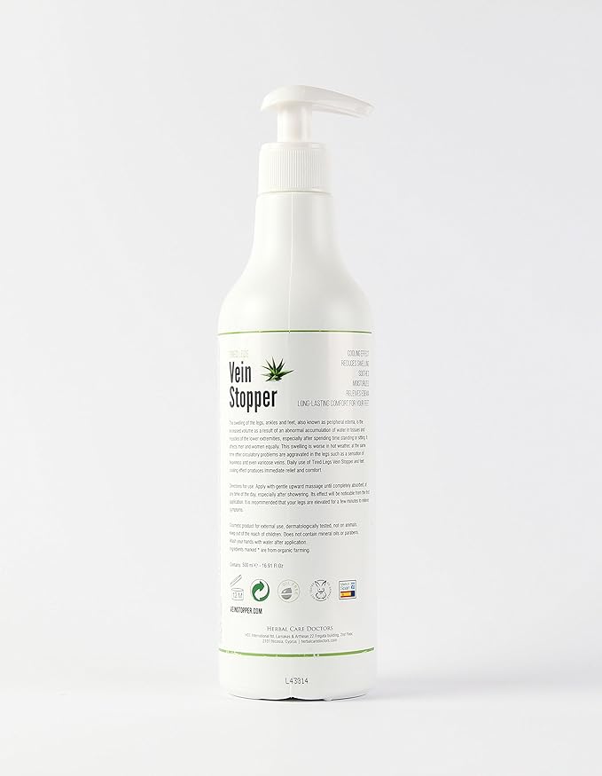 Vein Stopper 500 Ml A Simple Trick To Reduce Varicose Veins Without Surgery An Efficient Natural Solution For Varicose Veins Quick Relief For Aching Legs Amazon Co Uk Health Personal Care