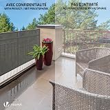 VOUNOT Privacy Netting 1.5x10m Garden Screening HDPE 75% Shading UV-Resistant view 7