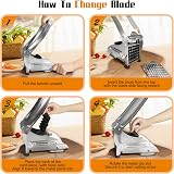 Cook A Future Chip Cutter French Fry Cutter Stainless Steel Potato Slicer view 6