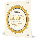 D'Addario EJS85 Bajo Quinto Stainless Steel Guitar Strings
