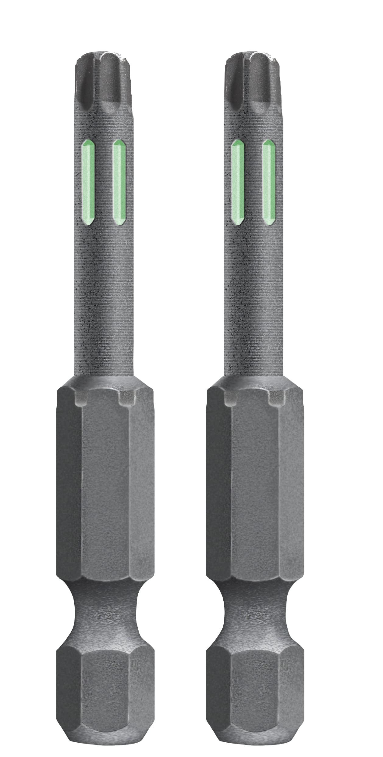 kwb 2 x 50mm TORX 10 Torsion Bits, C6.3 Drive, TQ 60 Steel, Long-Term Performance