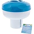 U.S. Pool Supply Pool Floating Collapsible Chlorine 3" or 4" Tablet Chemical Dispenser, 8" Diameter - Adjustable Balanced Chemical Delivery
