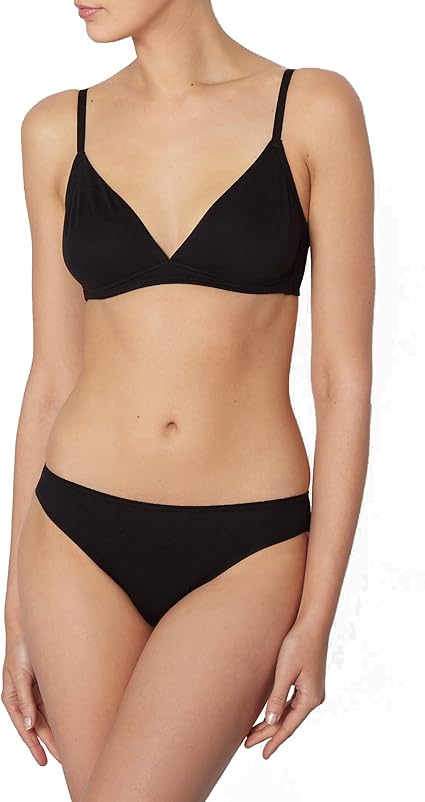 La Redoute Collections sostén de Jersey sin Aros para Mujer, Negro, US