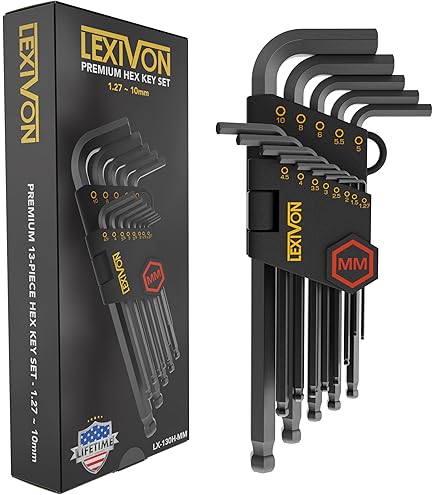 Steelman 13-Piece Long Arm Hex Key Wrench Set, Metric (MM