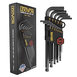 LEXIVON Allen Wrench Set, 13-Piece Premium Metric
