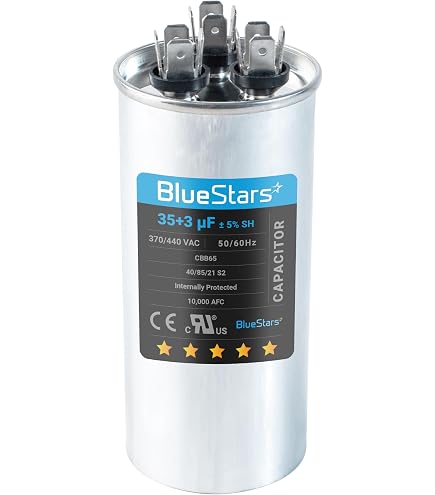 BOJACK 30µF Runcondensator | 450V AC | CBB65 | Ronde Motorcondensator | 10.000 AFC | 50/60Hz