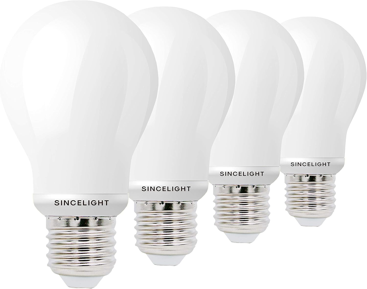 SINCELIGHT 5W LED A60 Classic Light Bulb with E27 Base (All-Beam) Omni-Directional, 5W (480lm) Equivalent to 50W