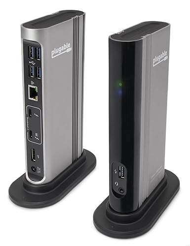 Plugable Thunderbolt Dock Compatible with MacBook and Windows