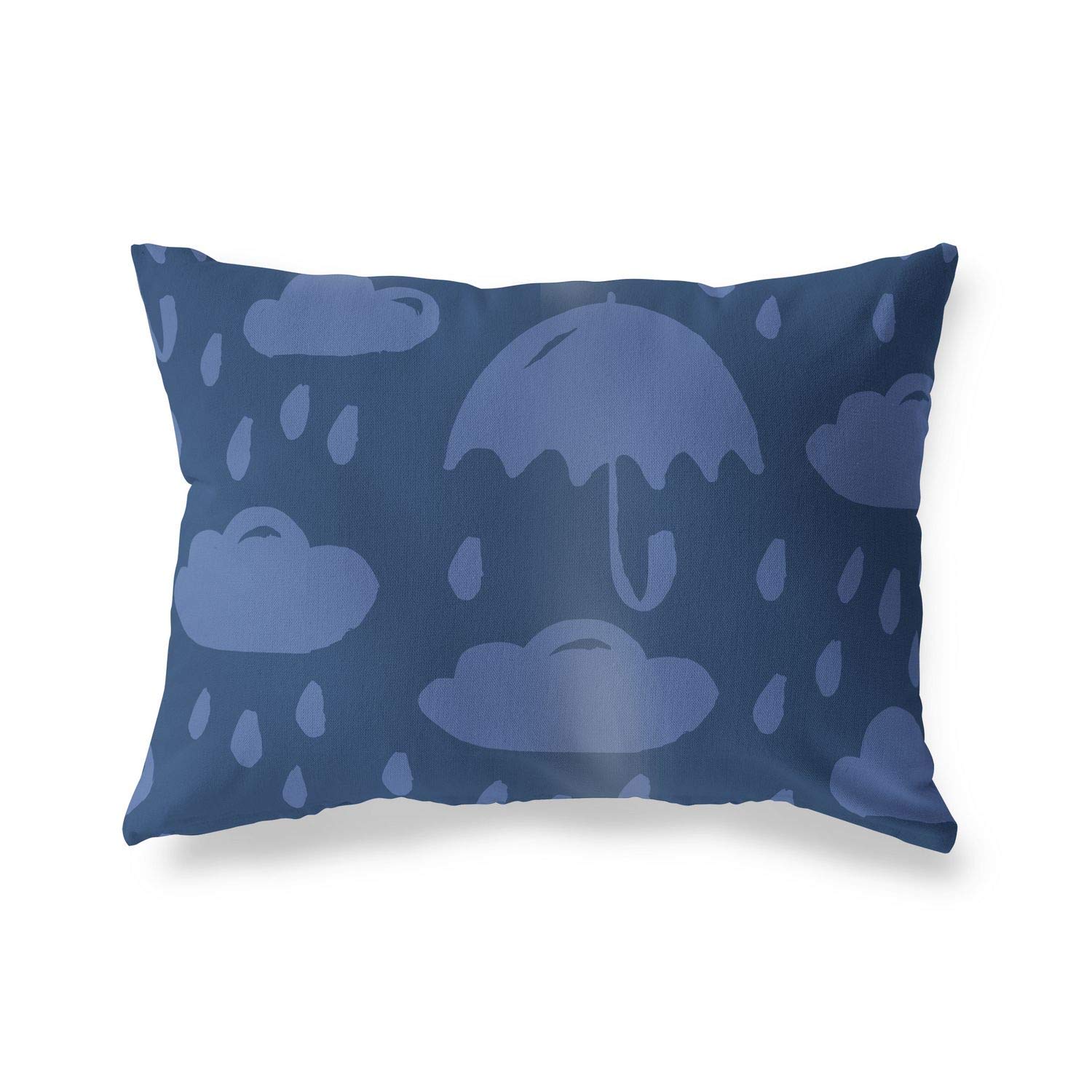 Bonamaison Decorative Cushion Cover Blue, Throw Pillow Covers, Home Decorative Pillowcases for Livingroom, Sofa, Bedroom, Size:35x50 Cm - Designed and Manufactured in Turkey