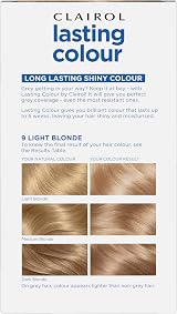 Clairol Lasting Colour Permanent Hair Dye 9 Light Blonde Grey Coverage view 3