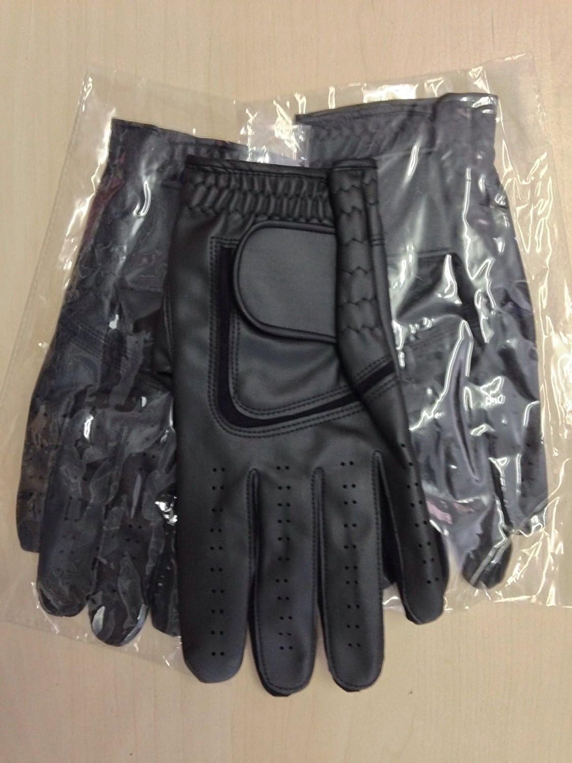 JL Golf Black all weather synthetic golf glove Mens - Choose size & quantity
