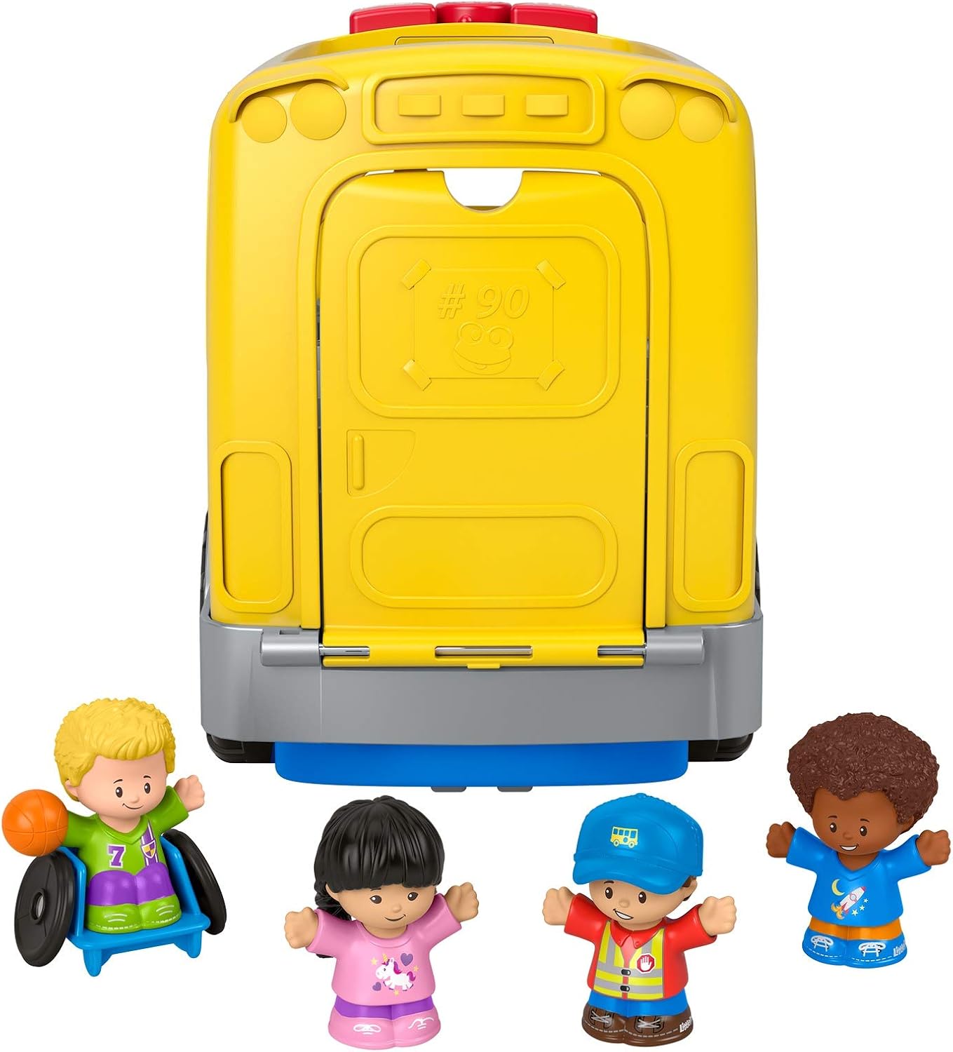 Fisher-Price Little People Yellow School Bus (Mattel GTL68), Spanish Version - Image 4