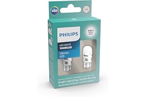 PHILIPS AUTOMOTIVE LIGHTING Philips 194WLED Ultinon LED Bulb (White), 2 Count (Pack of 1)