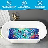 XIYUNTE Baby Bath Mat Non Slip 100x40cm Eco Safe Cartoon Design Tufted Mat view 2