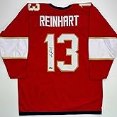 Facsimile Autographed Sam Reinhart Florida Red Reprint Laser Auto Hockey Jersey Size Men's XL