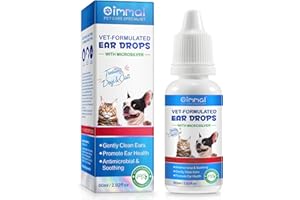 Dog Ear Cleaner ，Ear Drops for Cats & Dogs - 60ml