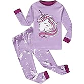 Dolphin&Fish Girls Cotton Pajamas Toddler 2 Pieces Pjs Kids Sleepwear Clothes Long sleeve Sets