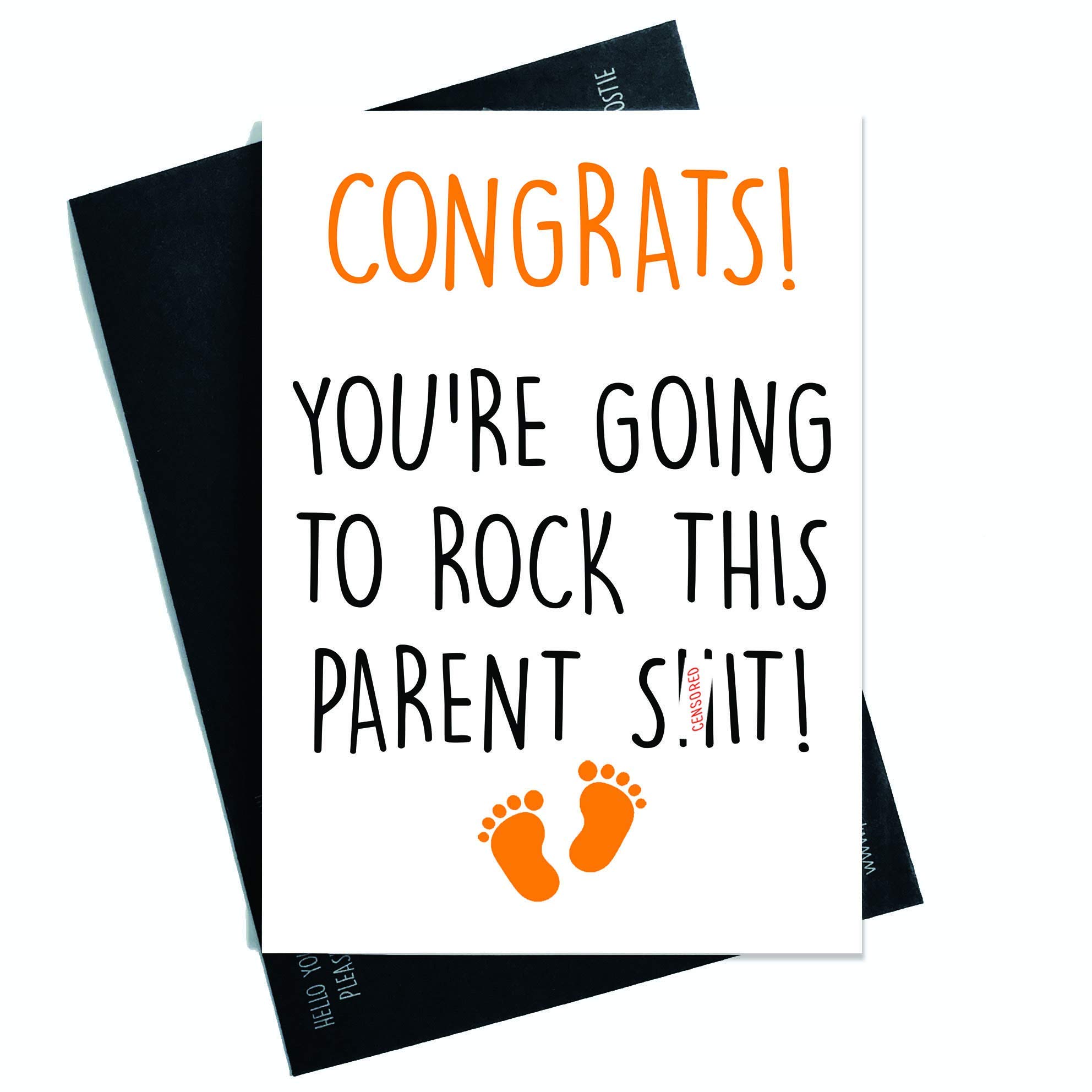 Congratulations Card Pregnancy Card Baby On The Way Funny Card Joke Card Baby Shower Novelty Cards Pregnant Friend Co Worker PC162