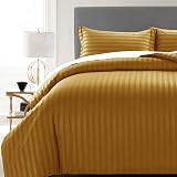 Moonlight20015 Double Duvet Set Reversible Stripes Ochre 200x200 cm view 5