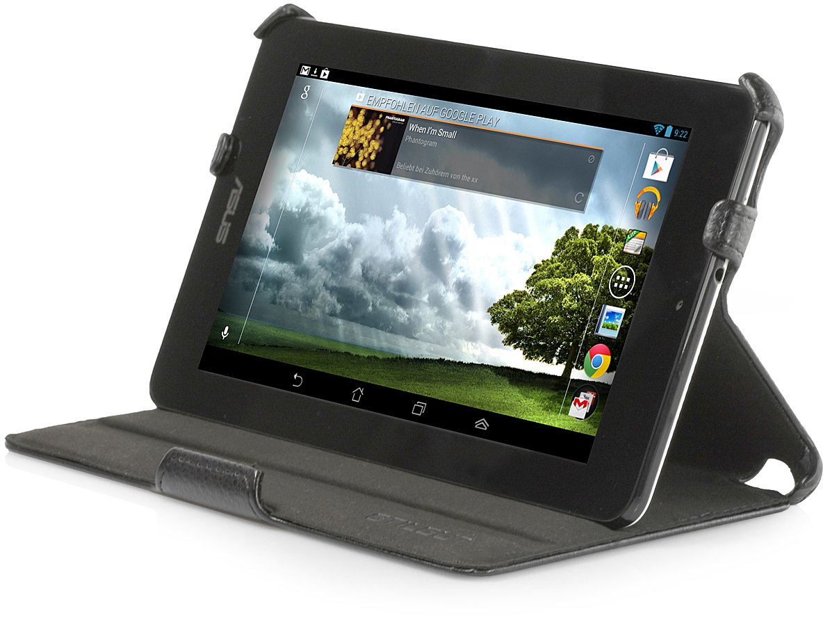 StilGut, UltraSlim, case with Stand-up function for Asus Memo Pad Me172v, in black