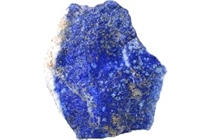 Apengshi 1pcs Lapis Lazuli Raw Crystal 0.22-0.33lb Natural Crystal Healing Stones Rough Crystal Gemstones for Tumbling, Polishing, Home Decoration, Fish Tank Decoration DIY, Wicca Therapy