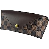 Glasses storage bags to prevent lens scratches, button-type myopia glasses storage bags, unisex glasses bag leather bags