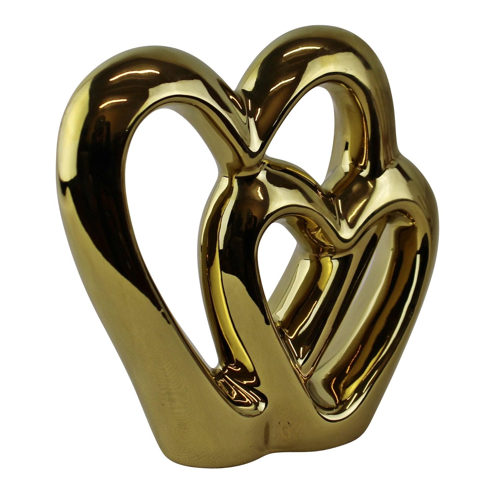 Sifcon International Dual Heart Ornament Gold