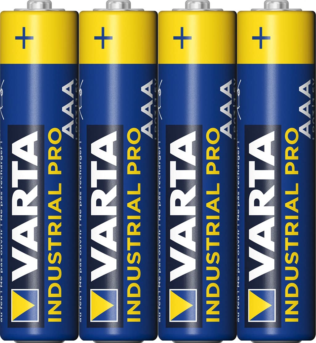 Varta LR03 Alkaline Micro AAA Batteries Pack of 4