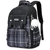 MUSEVOS Girls Backpack, Ideal School Backpack for Girls from Elementary to Teen Years, Kawaii Bookbag Cute Large Capacity