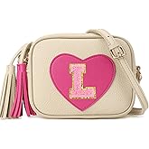 OYLOLA 3 4 5 6 7 8 Year Old Girl Birthday Gifts Initial Toddler Girl Purse Kids Purse Toddler Girls Gift Heart Purse