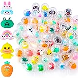 Joottuan 100 Pack Gumball Vending Machine Capsules