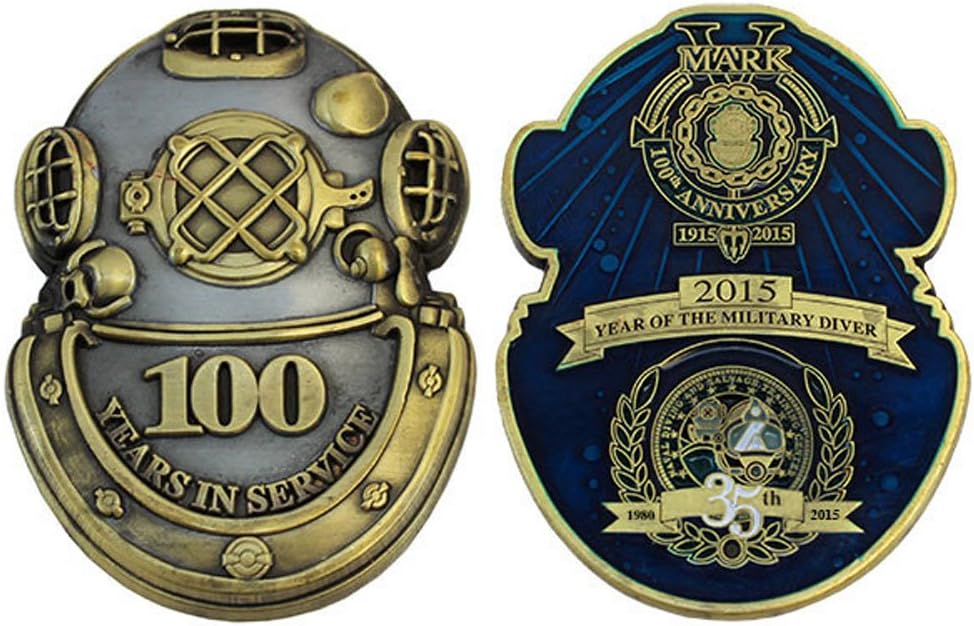 VANGUARD Navy Coin: Navy Dive School Anniversary 2.5"