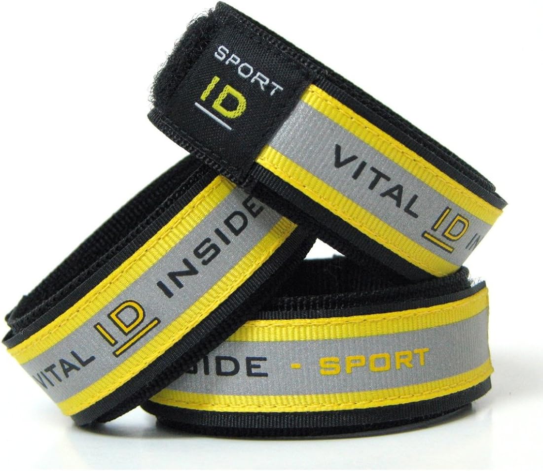 Runners Identity Wristband Bracelet with Electronic NFC ID Service 100