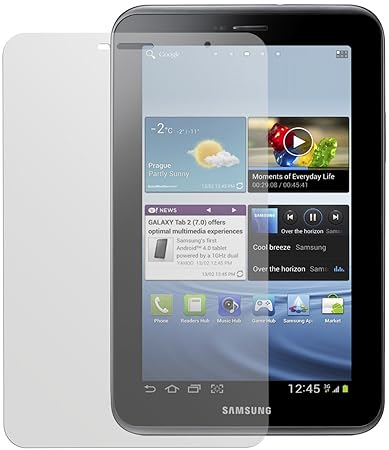 dipos I 2X Schutzfolie matt passend für Samsung Galaxy Tab 2 7.0 P3100 Folie Displayschutzfolie