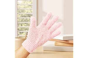 3-Piece Bath Glove Set, Daily Cleansing Exfoliating Gloves