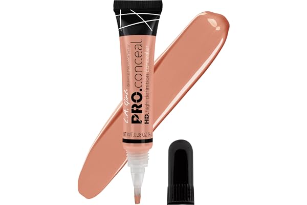 L.A. Girl Pro Conceal HD Concealer, Peach Corrector, 0.28 Ounce