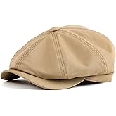 JANGOUL Kids Boys Cotton Newsboy Cap 8 Panel Beret Cabbie Hat for Toddler